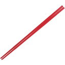福井クラフト PET樹脂箸 和洋中 先丸 箸 25cm 朱 90030131