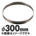 ゴーベル 18-10ステンレス タルトリング 824992 直径300mm