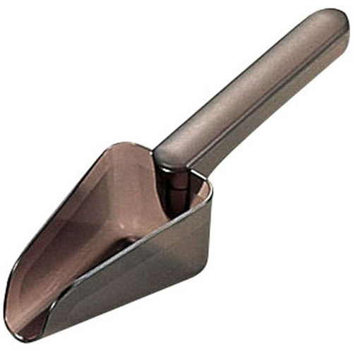 ポリカーボネイト製アイススコップメーカー三宝産業商品外寸(mm)79×130×全長270その他氷や粉など入れやすいように口先を細くしてあります。材質・原材料ポリカーボネイト