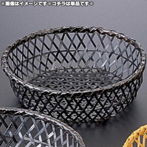 マイン 業務用 竹製 受篭 黒 24cm M40-850