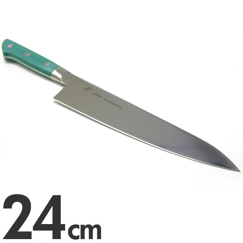 樂天商城 - EBM E-PRO モリブデン 牛刀包丁 24cm グリーン