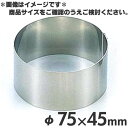 SA 18-0ステンレス セルクルリング 丸型 径75×高さ45mm