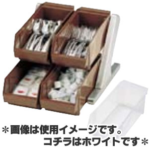 樂天商城 - SA 18-8ステンレス デラックス オーガナイザー 2段2列(4個入) ホワイト