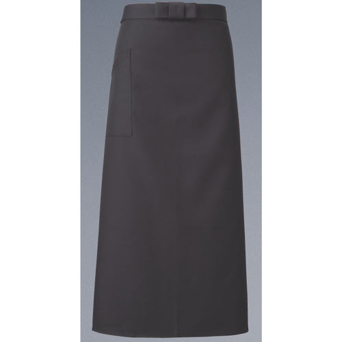 ソムリエ前掛 丈長 A-1675 ブラック