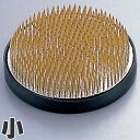 マルフジ剣山製作所 花器保護具付特製剣山 丸 ゴムリング付 小