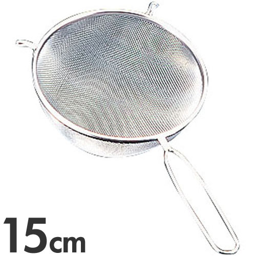 タケコシ 18-8ステンレス ピーコック共柄ストレーナー 15cm
