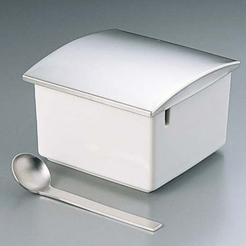 ZERO JAPAN ゼロジャパン スクエアコンテナ L スプーン付 BYK-04 ホワイト