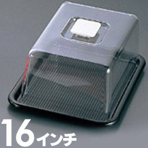 樂天商城 - ケーキ用トレイ ラブリーハット 角型 16インチ 特大 MT-536 ブラック