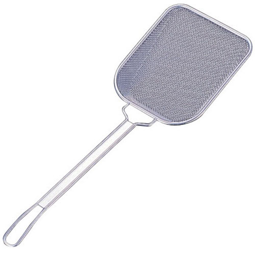 石浜金物工業 18-8ステンレス フライヤーかすあげ 荒目 12メッシュ