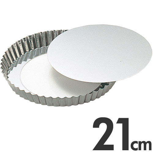 クインローズ 18-8ステンレス タルト型 底取 21cm No.182