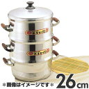 北陸アルミニウム 長生セイロセット 二重セット 26cm HC29-NL261