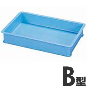 乐天商城 - サンコー PPカラー番重 ばんじゅう B型 ブルー
