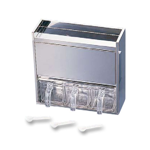 双葉工業 21-0抗菌ステンレス製 キューブ キッチンキャビネット3P FK-1038