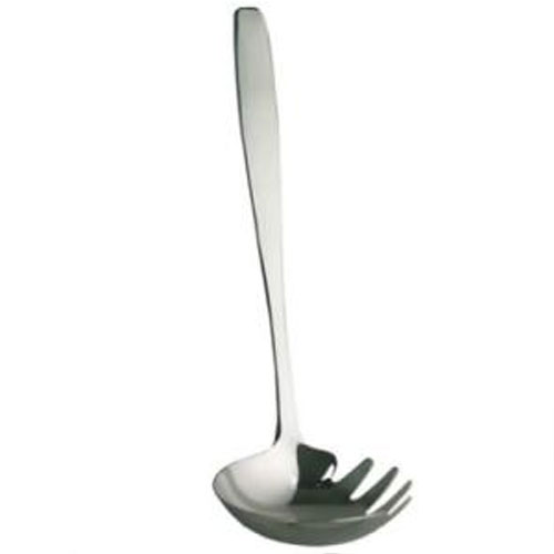 Soup Ladle （Holed） - ののじ 18-8ステンレス ヌードル杓子 フック付 LB-FS002