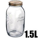 Bormioli Rocco ボルミオリロッコ クアトロ スタッジオーニ ガラス製ジャー 1.5L 3-59920