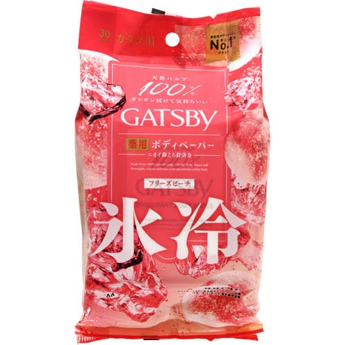 ギャツビー アイスデオドラント ボディペーパー フリーズピーチ（医薬部外品） 容量30マイ ボディソープ