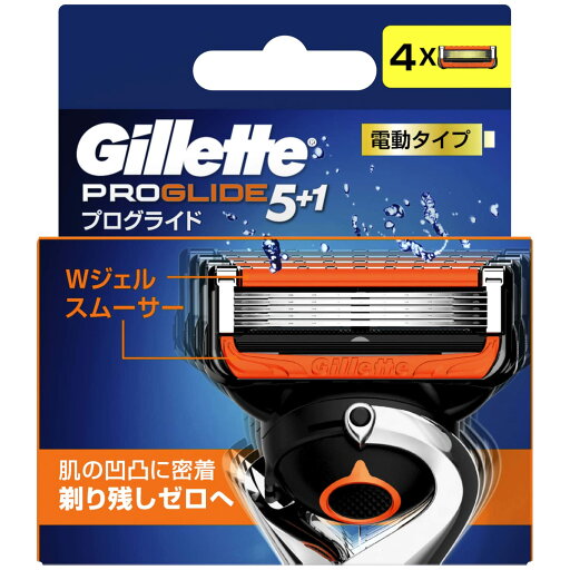 プログライドパワー替刃4B 容量4コ ジレット 男性用カミソリ プログライドパワー替刃4B 容量4コ ジレット 男性用カミソリ
