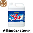 【まとめ買い】液体レオサット 5kg 容量5000G×3点セットライオンハイジーン 衣料用洗剤