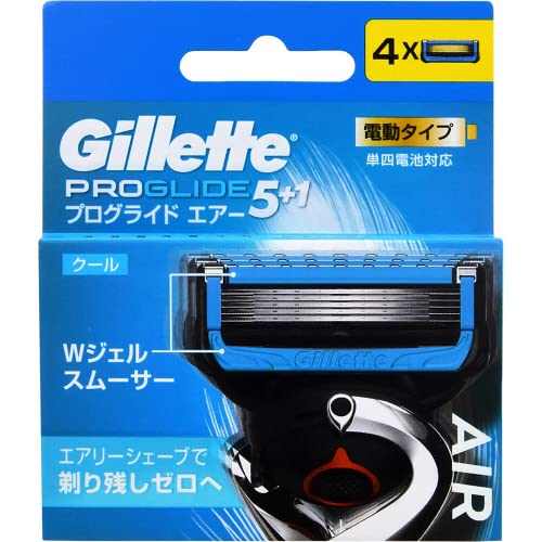 プログライドエアー電動替刃4B 容量4コ ジレット 男性用カミソリ プログライドエアー電動替刃4B 容量4コ ジレット 男性用カミソリ