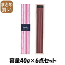 【まとめ買い】かゆらぎ スティック 白桃40本 容量40G×6点セット 日本香堂 お香