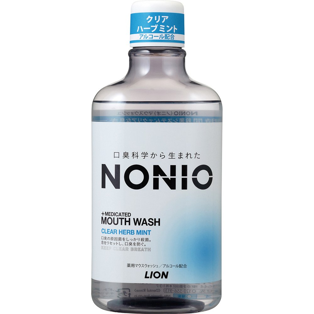 NONIOマウスウォッシュ　クリアハーブミント　600ML 容量600ML ライオン マウスウォッシュ