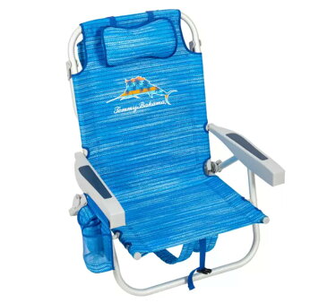 レビューキャンペーン目玉品◎当日発送品◎トミーバハマ ビーチチェア ブルー Tommy Bahama Beach Chair ローチェア アウトドア 海 ビーチ プール キャンプ 収納 リゾートチェア ホテルチェア グランピング 折り畳み椅子 リクライニングチェア 保冷ポーチ付