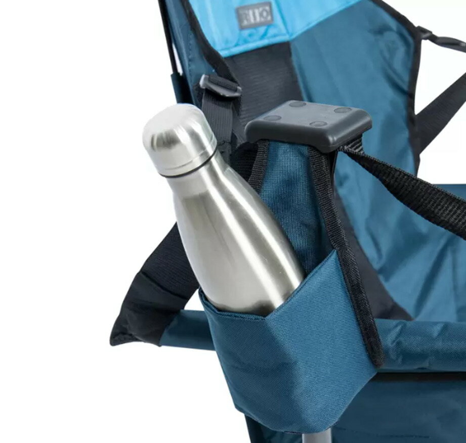 Riobrandリオブランドスイングハンモックチェア【簡単セットアップ】耐荷重136キロコンパクト、ポータブル、折りたたみ可能ドリンクホルダー付収納バッグ付耐久性のあるポリエステル生地アウトドアハンモックリオスイングチェア