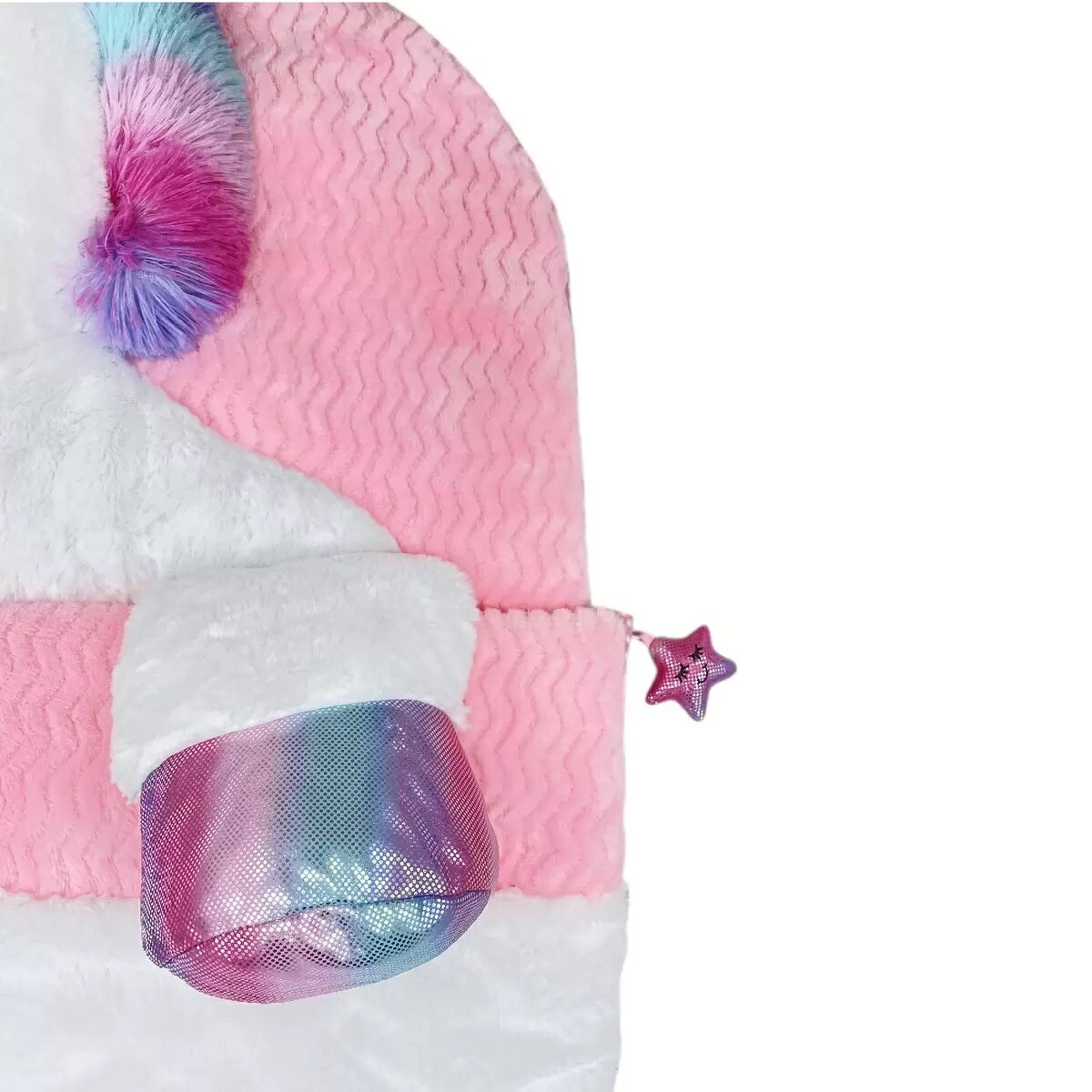 Hugfun　子ども用　寝袋 ユニコーン 　PLUSH SLEEPING BAG かわいい寝袋　キャンプ...