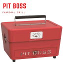 スーパーセール＆レビューキャンペーン目玉品 pitboss pit boss ピットボス ポータブルアウトドアBBQグリル【レッド】チャコールポータブルグリル PIT BOSS BBQ グリル アウトドア アウトドア…