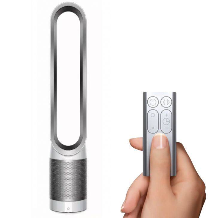 新品◎年中使える◎羽根なし 空気清浄扇風機◎dyson Pure Cool 空気清浄機能付き扇風機 タワーファン TP 00 WS 空気清浄機 タワーファン 扇風機 ダイソン ピュア クールtp00のサムネイル