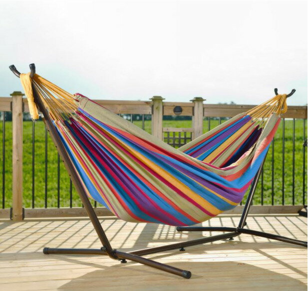 【マラソン目玉品◎当日発送確約品◎九州~関西翌日着可◎当店だけの日本語説明書付き◎販売実績多数◎保証1年付き】 Vivere ビブレ ハンモック スタンド付き 自立式ハンモック 収納キャリーバッグ付き フルセット トロピカル柄 レギュラーサイズ通販格安セール情報 楽天 通販