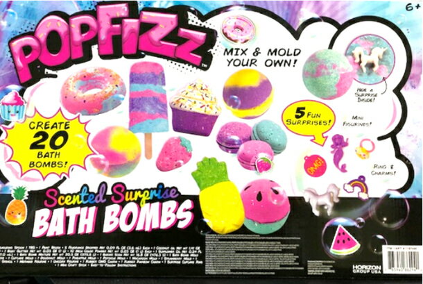 【即納品】POPFIZZ　ポップフィズ バスボム　メイキングセット　キットセット　入浴剤　手作りキット　お家遊び　プレゼント　誕生日プレゼント YouTubeにもおすすめ☆