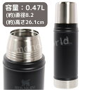 レビューキャンペーン目玉品◎当日発送品◎スタンレー(STANLEY) クラシック真空ボトル マットブラック 0.47L 10-01228-103 水筒 ステンレ...