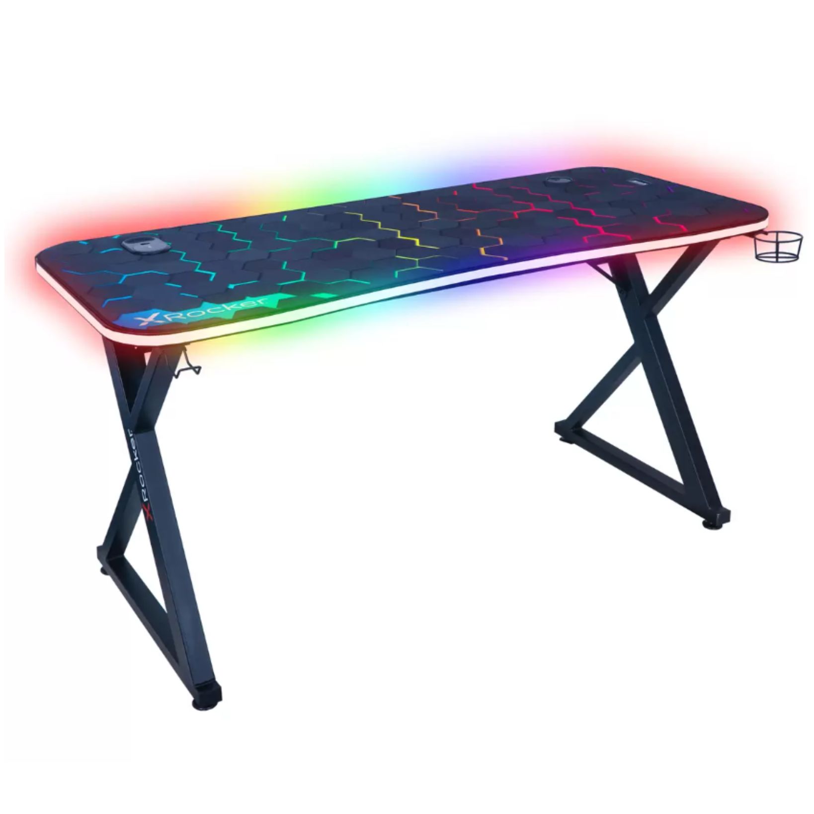 残りわずか◎49800円→41500円◎X Rocker LEDゲーミングデスク [2]