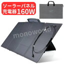EcoFlow(エコフロー) 160W ソーラーパネル充電器 両面ソーラーパネル 発電変換効率25% gen2