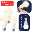 NEWGALE 防災充電式LED電球E26 60W 850lm 3個パック PJG-9WE 【電球色】