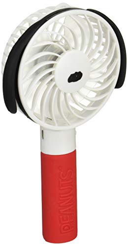 カミオジャパン 携帯扇風機 ハンディファン 大好きスヌーピー 充電式 ネックストラップ付 風量調節可能 24189