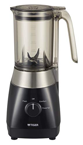 タイガー魔法瓶(TIGER) ミキサー 1000ml パワフルモード搭載 静音 良い音設計 氷も砕ける ブラック SKT-N100K
