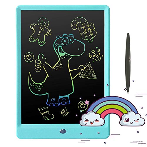 Pilipada お絵かきボード 10インチお絵かきおもちゃ 電子パッド 電子メモ お絵描きボード 女の子 おもちゃ 男の子 誕生日 子供知育玩具 クリスマス プレゼント 人気 (青)