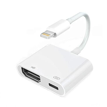 Amatage Phone Hdmi 変換アダプタ【電源不要】ライトニングケーブル lightning hdmi 変換 アダプタ ゲーム av/TV視聴 1080P 設定不要 遅延なし AVアダプタ (iPhone/iPad/iPod対応)