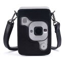 富士FUJIFILM instax mini LiPlay インスタントカメラ専用ケース 保護カバー カメラケース 全面保護 PUレザー 傷つけ防止 ショルダー...