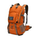 マウンテントップ(Mountaintop) 登山 リュック 40L バックパック アウトドア スキー キャンプ 防災 ハイキング 旅行 花見 大容量 サック レインカバー付き レディース (オレンジ)