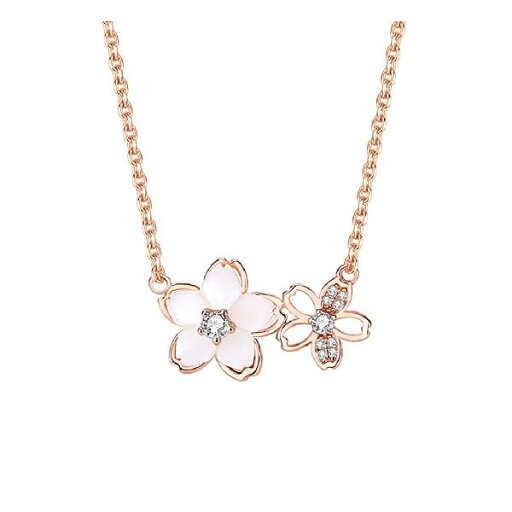 MIKAMU 桜 ネックレス レディース CZダイヤモン シルバー92 人気 桜 レディース ネックレス 安心の ギフト ジュエリー 専用ボックス付き MIKAMU 桜 ネックレス レディース CZダイヤモン シルバー92 人気 桜 レディース ネックレス 安心の ギフト ジュエリー 専用ボックス付き