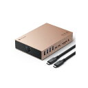 Yottamaster Thunderbolt 3 ドック 15-IN-1 サンダーボルト3 ドッキングステーション 8K対応 DisplayPort搭載 65W PD充電 USB3.1 Gen2 Type-A Type-Cポート搭載 有線LAN 1Gb