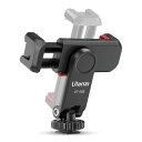 新版 Ulanzi 三脚スマホホルダー カメラスマホモニターマウント 360°回転 角度調整 スマホホルダー アクセサリーシュー付き スマホマウント 垂直ブラケ...