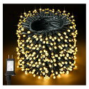 Cshare LEDイルミネーションライト 40M 400LED 屋外 ライト LEDストリングライト 屋外 防水 8点灯パターン 記憶メモリー付き タイマー機能搭載 複数連結可 LEDストリングライト ワイヤライト キャンプ用 ガーランドライト LED(3)
