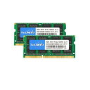テクミヨ ノートPC用メモリ1.35V (低電圧) DDR3 1600 SODIMM(PC3-12800 DDR3L 1600 PC3L-12800 8GB×2枚 204Pin CL11 Non-ECC 対応(2)