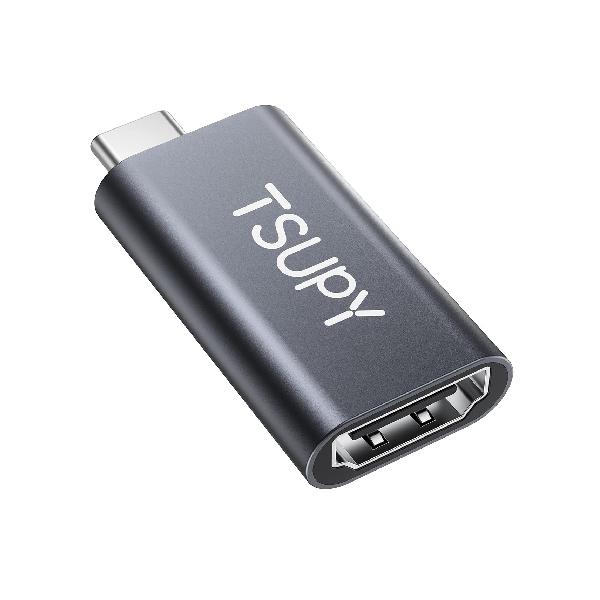 TSUPY TYPE C/USB C TO HDMI/F 4K ^ y ϊ A_v^[ USB C-HDMIϊ 4KΉ PC Adapter j^[ vWFN^[ Phone tHϊ