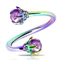 OUFER Helix Earring 316L Stainless Steel Dragon Claw 16G Lip Labret Belly Bars Cartilage Earring Piercing Jewellery