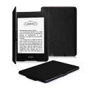 Fintie Kindle Paperwhite ケース 超薄 軽量 保護カバー オートスリープ機能付き （2016 NEW-Kindle Paperwhiteマンガモデル と 2012 2013 2015バージョン適応）(ブラック)